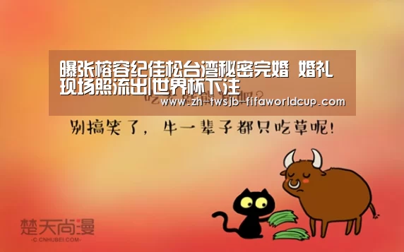 曝张榕容纪佳松台湾秘密完婚 婚礼现场照流出|世界杯下注(图1) 世界杯下注平台
